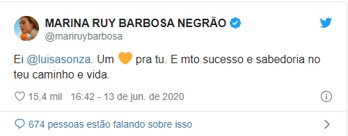 E em questões de minutos, uma segunda "bomba", dessa vez para Whindersson.