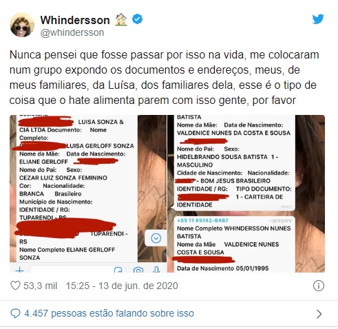 Luísa Sonza e Whindersson: duas grandes polêmicas em um dia só