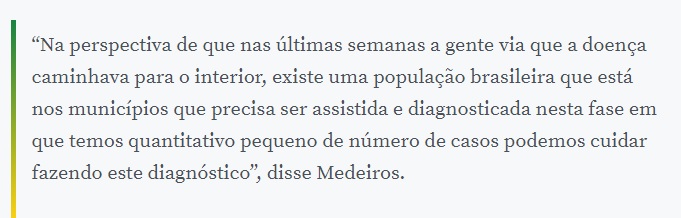 Ministério anuncia novos critérios para caracterizar casos de covid-19
