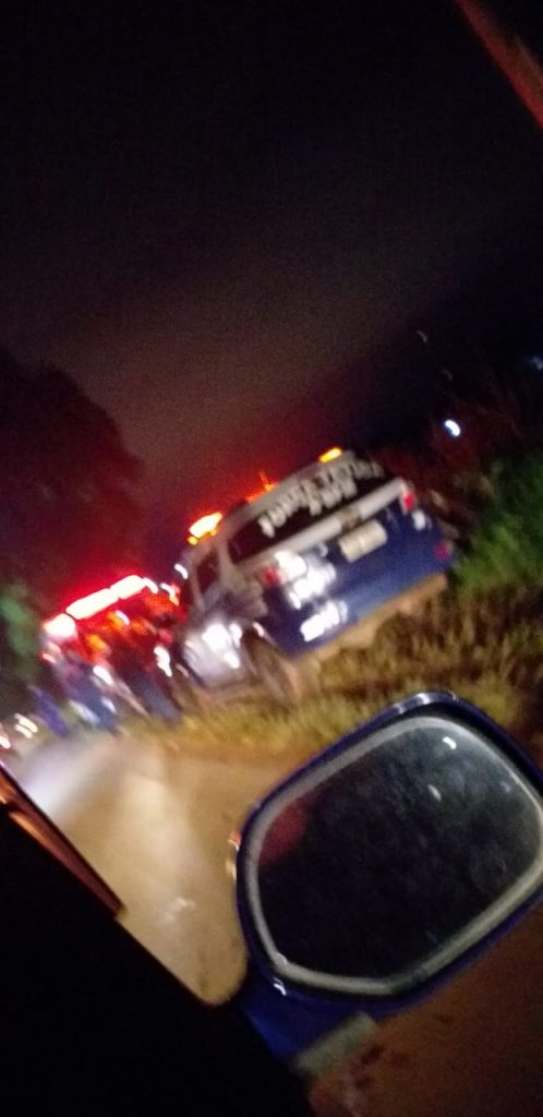 Em Ponta Porã, grave acidente entre carro e moto nas proximidades do Posto Divisa