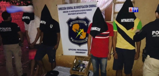 Incautan drogas y armas en vivienda de Pedro Juan Incautan drogas y armas en vivienda de Pedro Juan