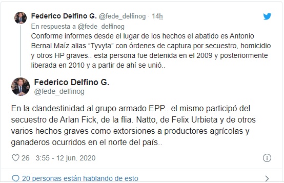 Antonio Bernal Maíz, líder de la ACA muere en enfrentamiento con la FTC Antonio Bernal Maíz, líder de la ACA muere en enfrentamiento con la FTC
