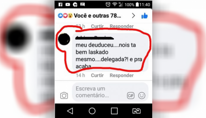 Machão na rede social