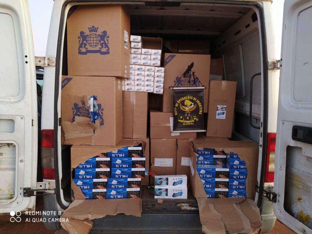 Carga de cigarros avaliada em mais de 300 mil é apreendida em Ponta Porã Carga de cigarros avaliada em mais de 300 mil é apreendida em Ponta Porã