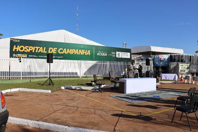 Hélio Peluffo participa de inauguração do Hospital de Campanha em Ponta Porã