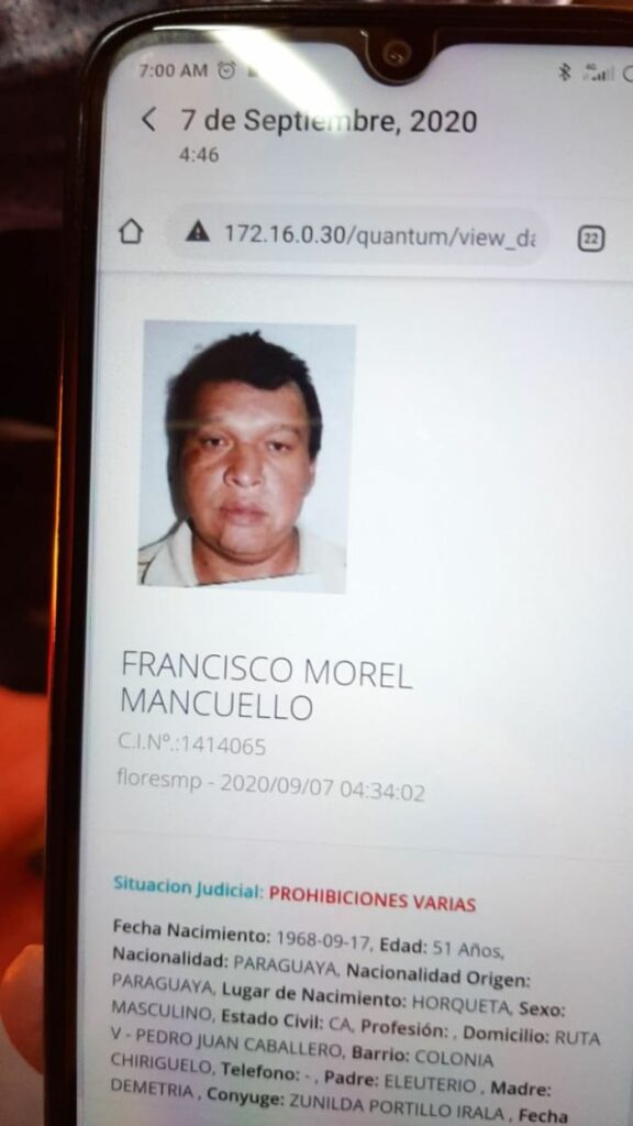 Homem com ficha criminal é morto a tiros em Pedro Juan Caballero