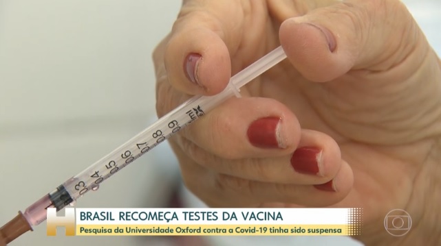 Anvisa autoriza ampliação do número de voluntários para teste da vacina de Oxford no Brasil