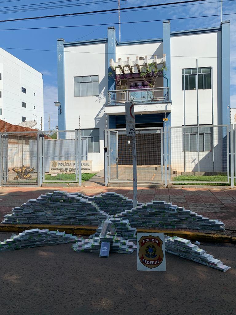 Vídeo: PF apreende mais de 437 kg de cocaína em Ponta Porã/MS