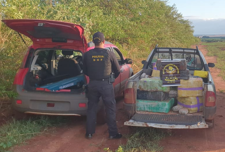 DOF apreende Strada carregada com 630 quilos de maconha DOF apreende Strada carregada com 630 quilos de maconha