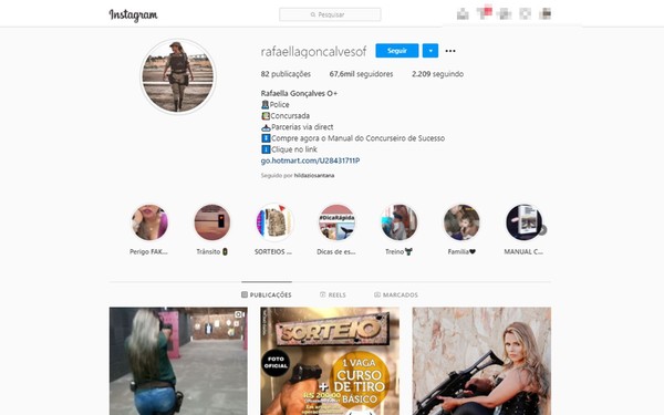 PM 'digital influencer' é morta pelo companheiro no oeste da Bahia PM 'digital influencer' é morta pelo companheiro no oeste da Bahia