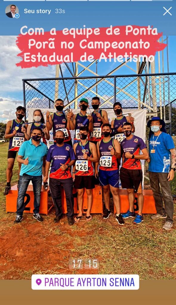 APEV de Ponta Porã faz bonito no Campeonato Estadual Caixa de Atletismo