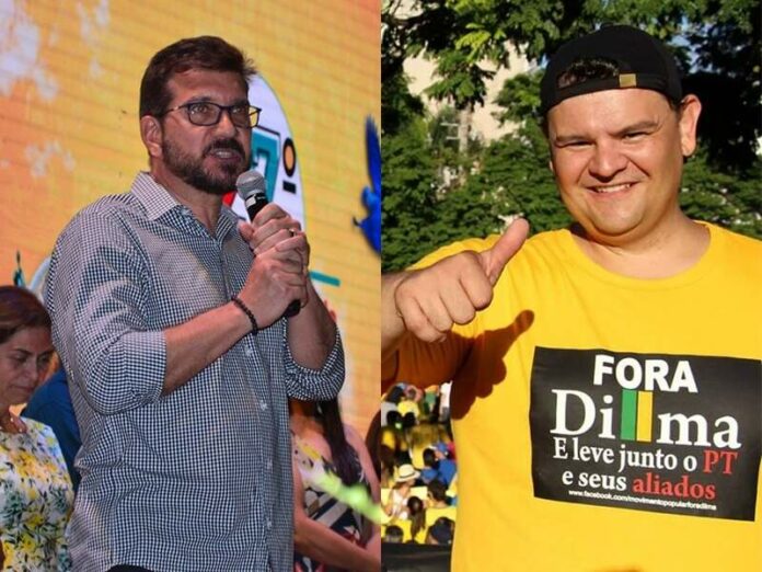 Os candidatos a prefeitura de Campo Grande em 2020, Pedro Kemp (PT) e Vinicíus Siqueira (PSL) (Foto: Divulgação)
