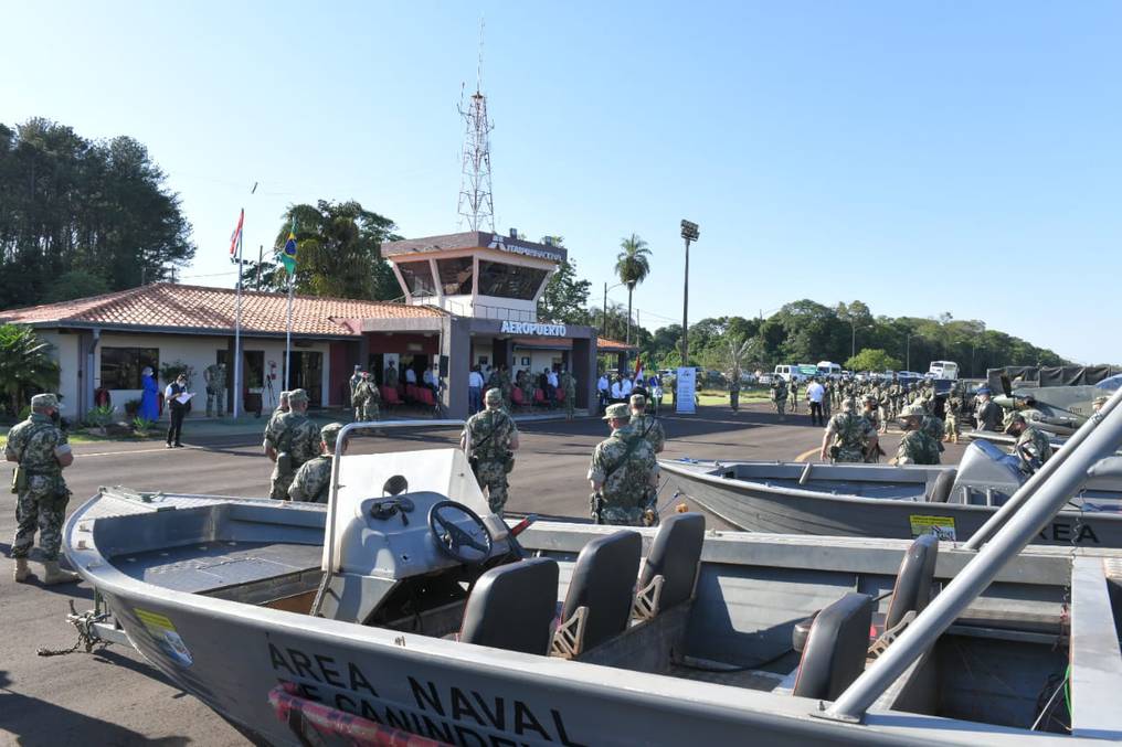 Militares refuerzan seguridad de reservas naturales y zona de embalse de Itaipú