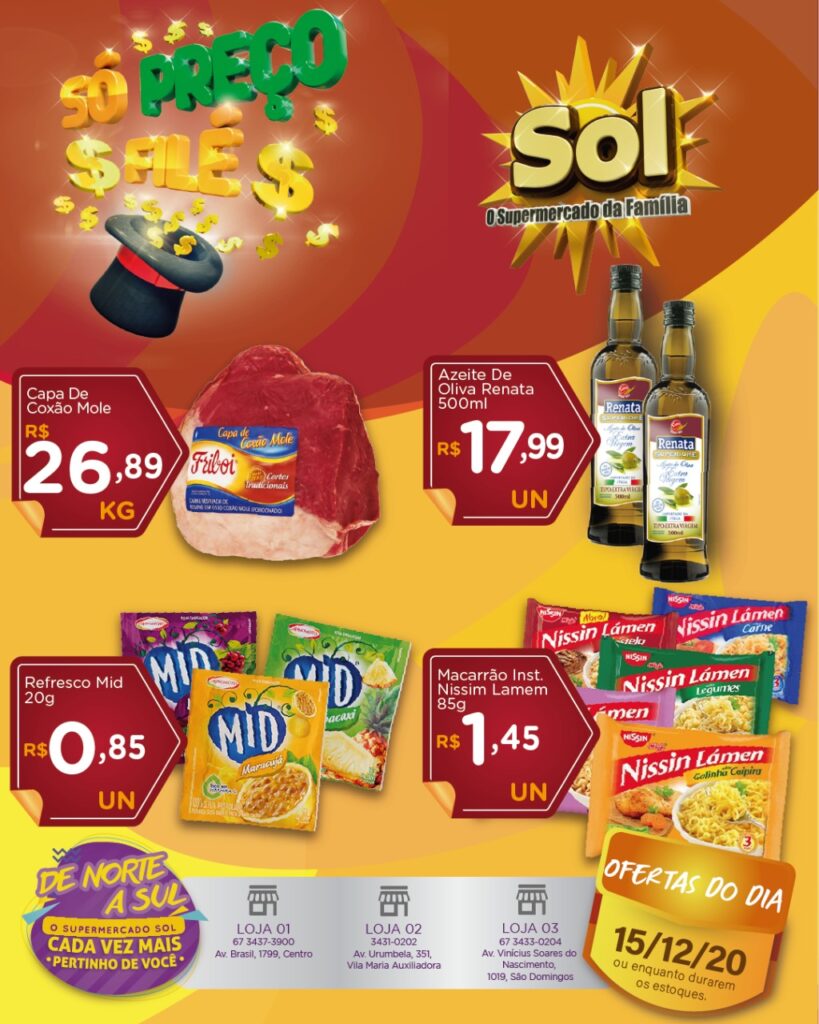 Supermercado Sol e as ofertas da terça só preços filé Supermercado Sol e as ofertas da terça só preços filé
