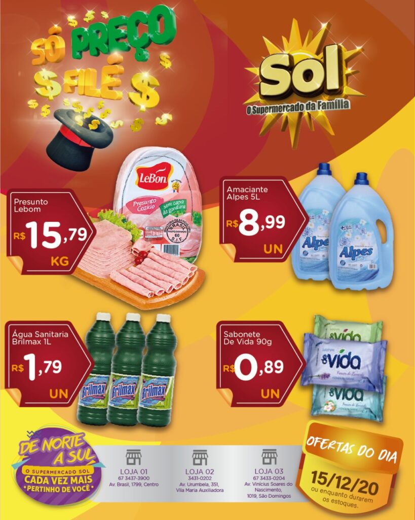 Supermercado Sol e as ofertas da terça só preços filé Supermercado Sol e as ofertas da terça só preços filé