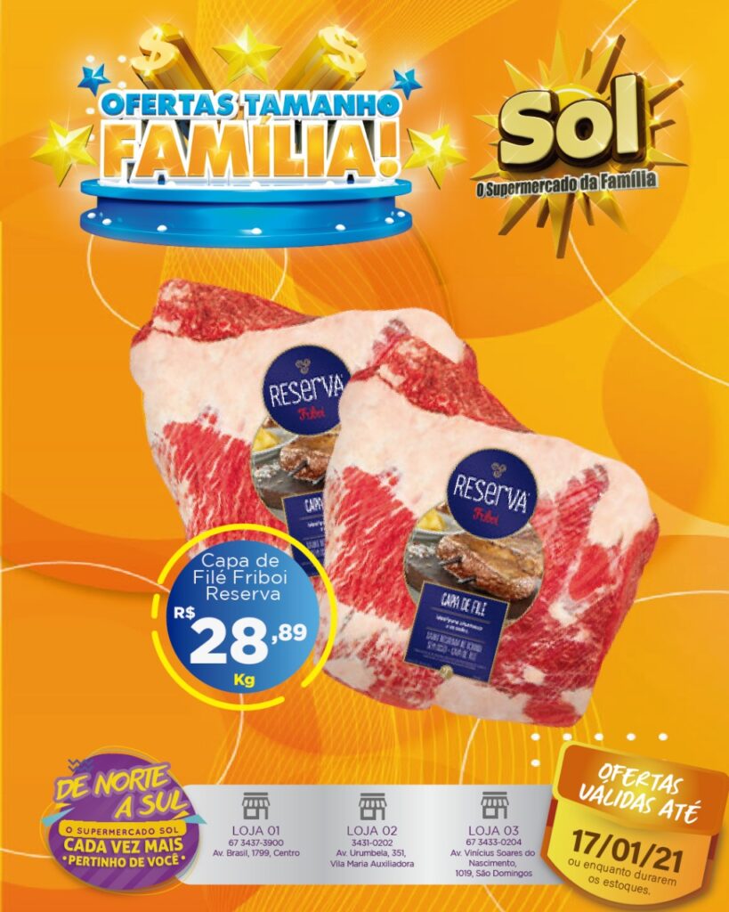 Supermercado Sol e as ofertas tamanho familia Supermercado Sol e as ofertas tamanho familia