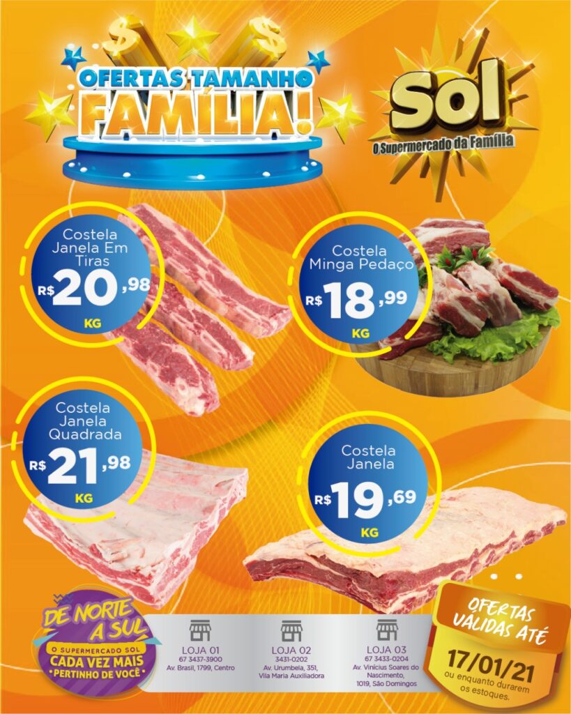 Supermercado Sol e as ofertas tamanho familia Supermercado Sol e as ofertas tamanho familia