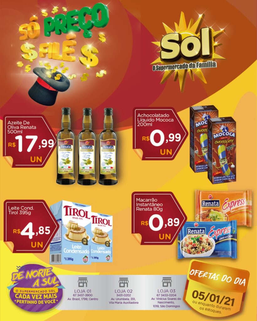 Supermercado Sol e as ofertas da terça só preços filé