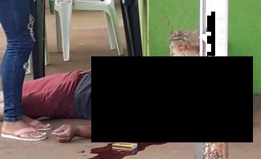 Homem é morto a tiros em Sanga Puitã Homem é morto a tiros em Sanga Puitã