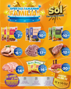 Supermercado Sol e as oferta tamanho família