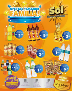 Supermercado Sol e as oferta tamanho família