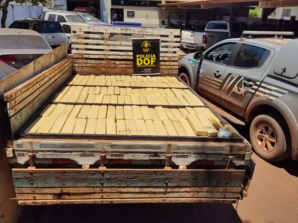 Pegou camionete carregada com droga em Ponta Porã e foi preso pelo DOF Pegou camionete carregada com droga em Ponta Porã e foi preso pelo DOF