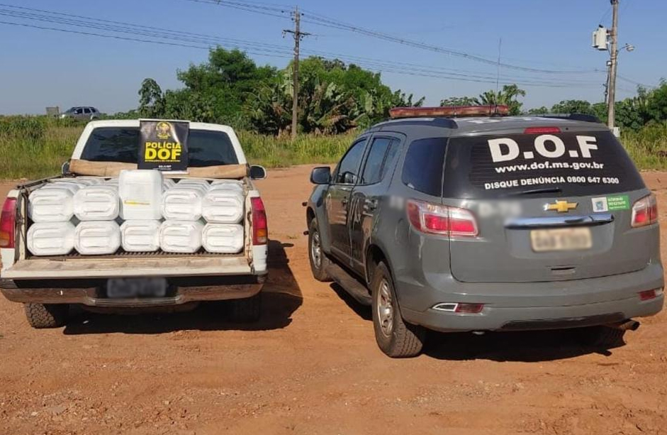Carro com herbicida é apreendido em Ponta Porã