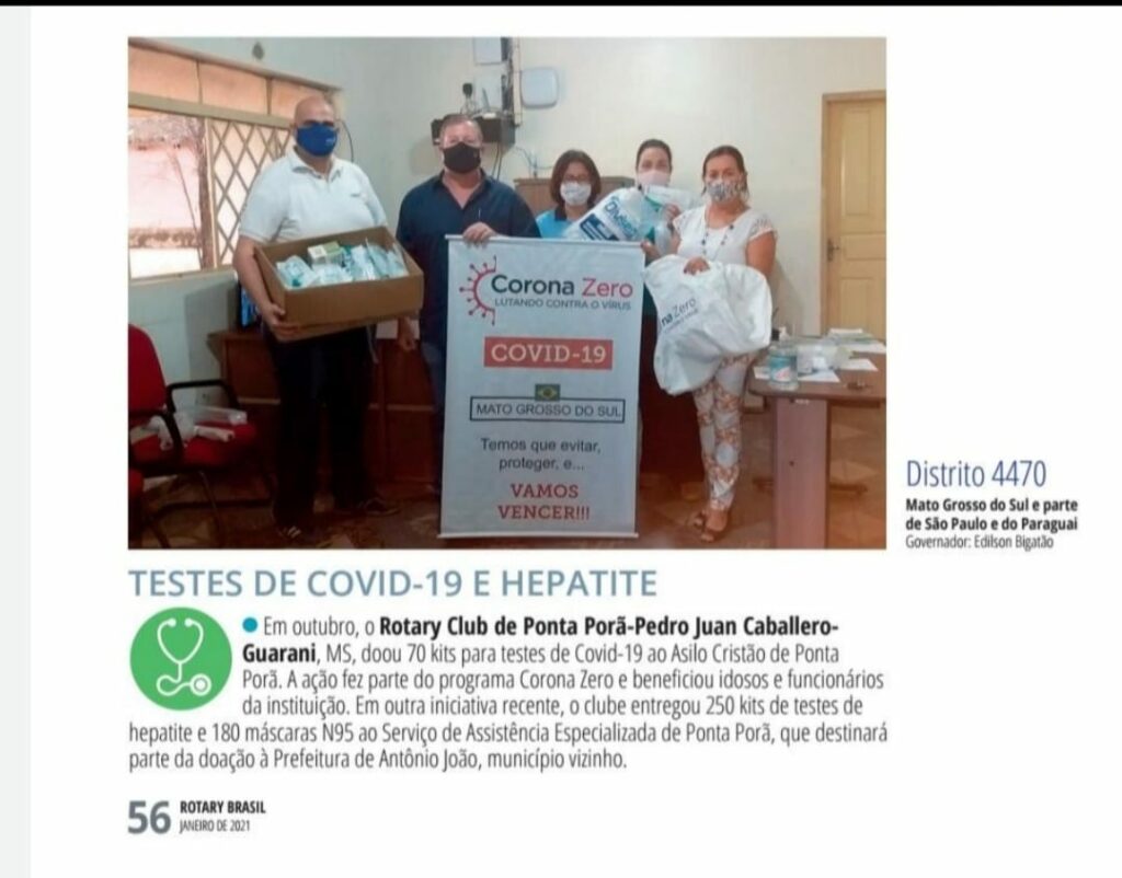 Rotary comemora 116 anos de Pessoas em Ação Rotary comemora 116 anos de Pessoas em Ação