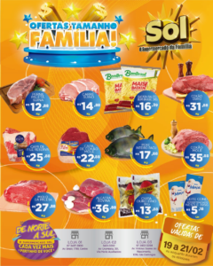 Supermercado Sol e as ofertas tamanho família