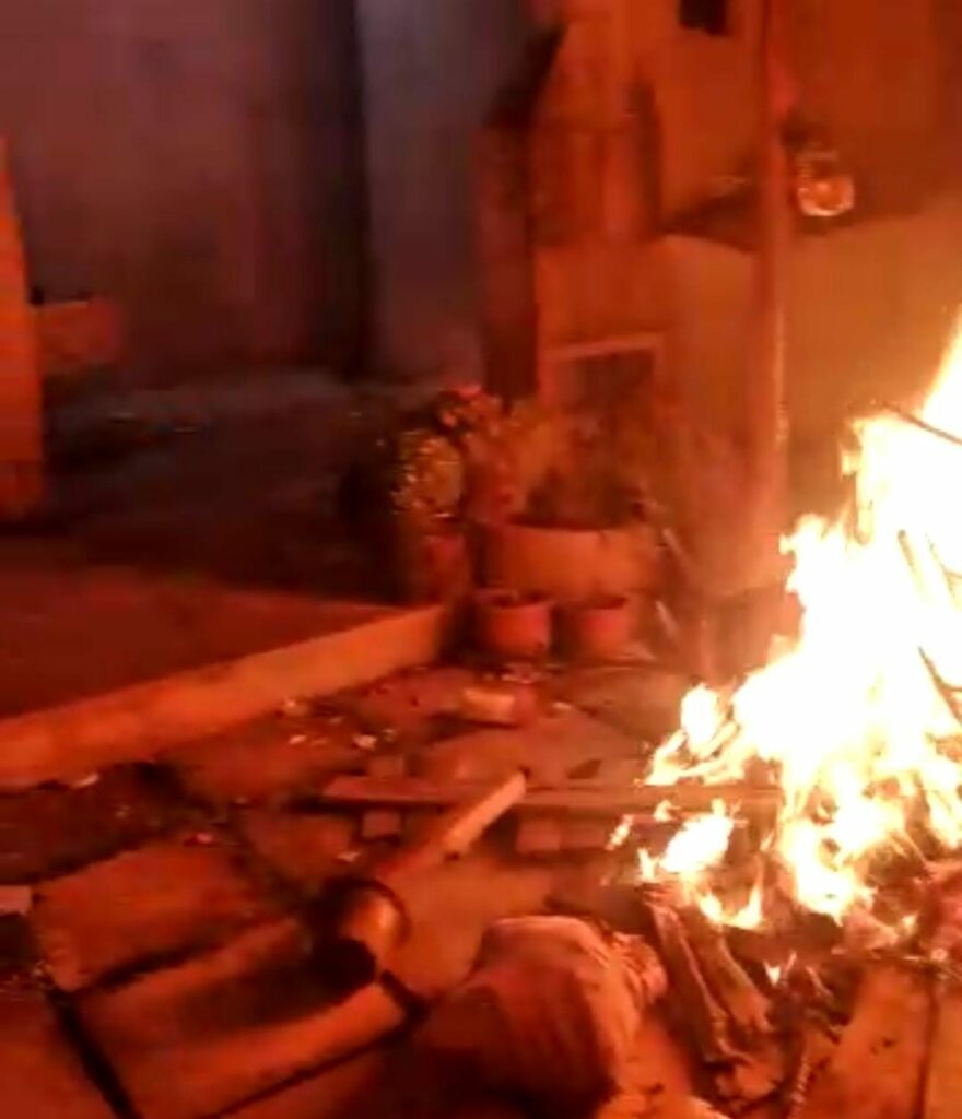 Em Ponta Porã, homem surta, agride esposa e põe fogo na residência