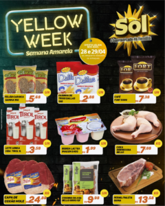 Aproveite a Yellow Week de promoções na quinta verde do Supermercado Sol