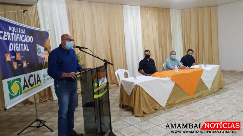 Andrei Piovesan tomou posse como novo presidente da ACIA Andrei Piovesan tomou posse como novo presidente da ACIA