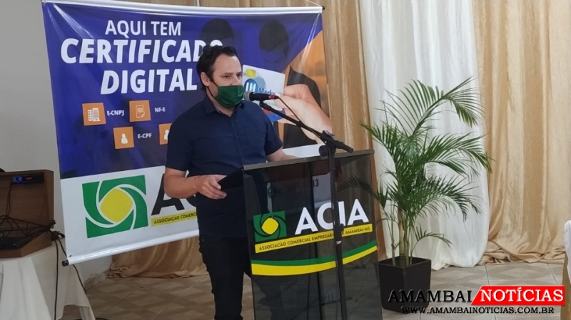 Andrei Piovesan tomou posse como novo presidente da ACIA Andrei Piovesan tomou posse como novo presidente da ACIA