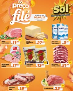 Supermercado Sol e as ofertas da terça só preço filé