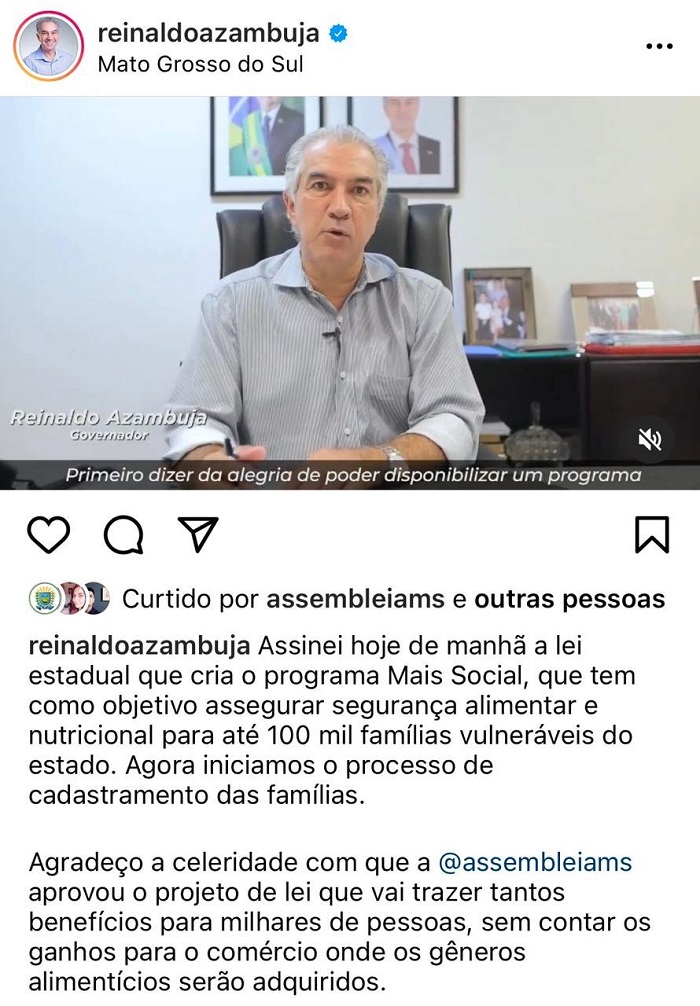 Deputados comemoram programa que combate desigualdade social em MS