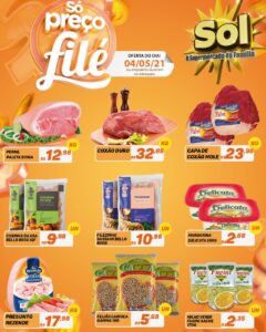 Supermercado Sol e as ofertas da terça só preço filé