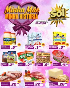 Supermercado Sol e as ofertas para o final de semana