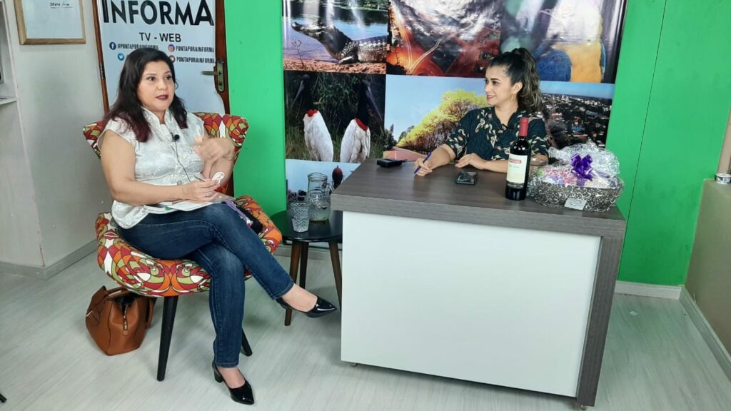Katia Bresciani foi entrevistada no Programa Dora Nunes Katia Bresciani foi entrevistada no Programa Dora Nunes