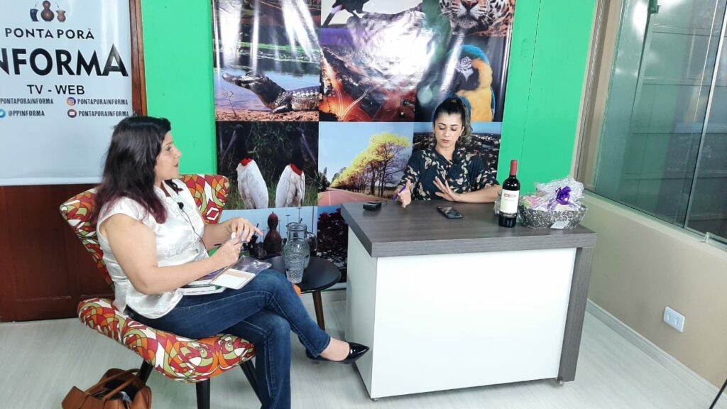 Katia Bresciani foi entrevistada no Programa Dora Nunes Katia Bresciani foi entrevistada no Programa Dora Nunes