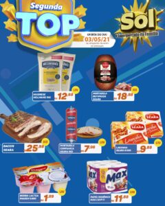 Supermercado Sol e as ofertas da segunda top