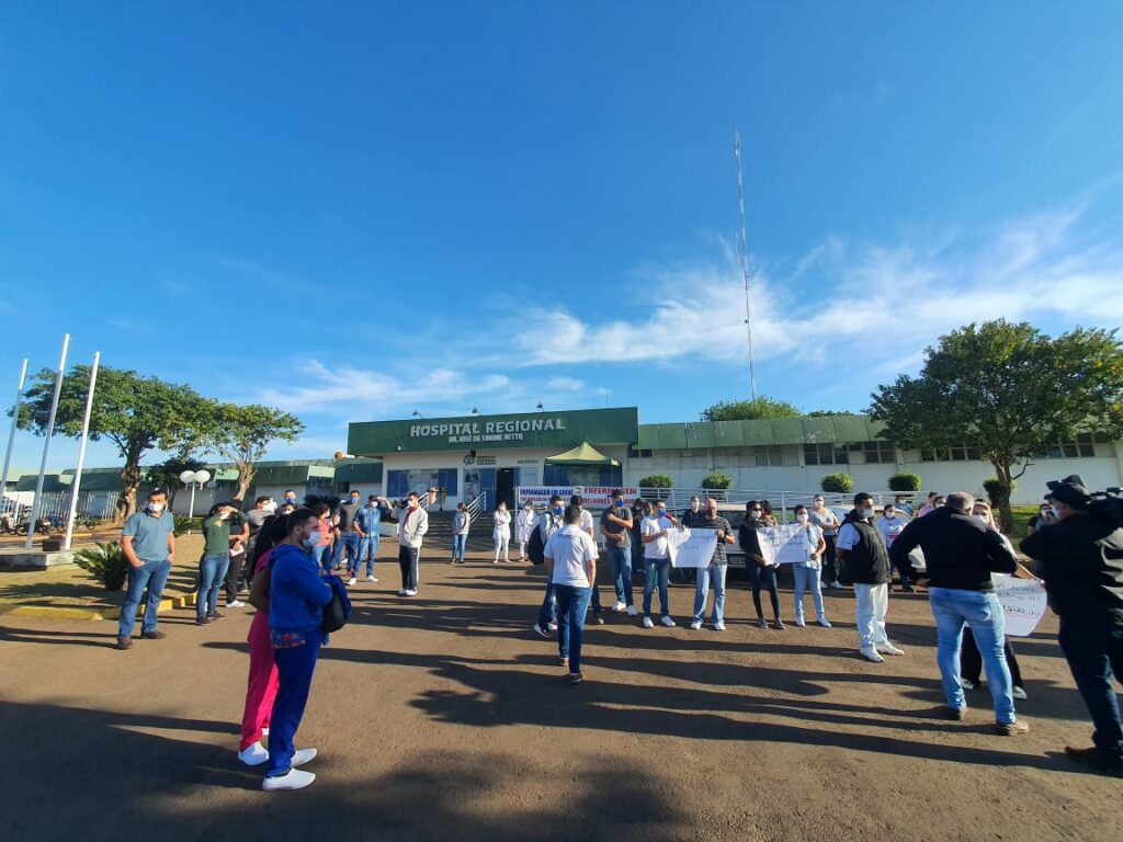 Enfermagem do Hospital Regional de Ponta Porã entram em greve nessa quinta, dia 27