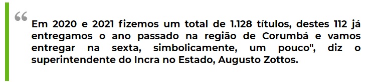 Bolsonaro entregará título em assentamento com 700 lotes Bolsonaro entregará título em assentamento com 700 lotes