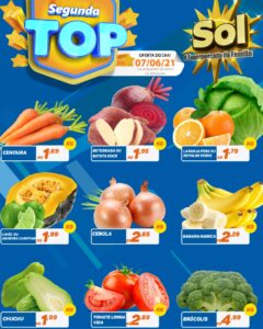 Confira as ofertas da segunda Top do Supermercado Sol