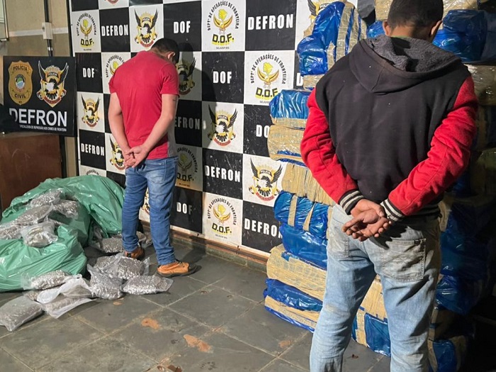 Ponta Porã: Durante operação DEFRON apreende maconha Skunk e prende duas pessoas