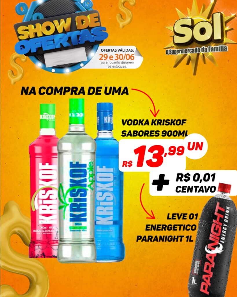 Supermercado Sol e o show de ofertas