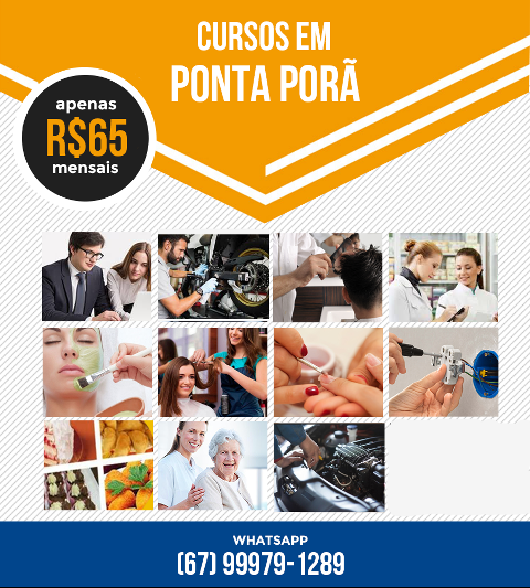 Mundial Cursos Profissionalizantes traz cursos de qualificação para Ponta Porã