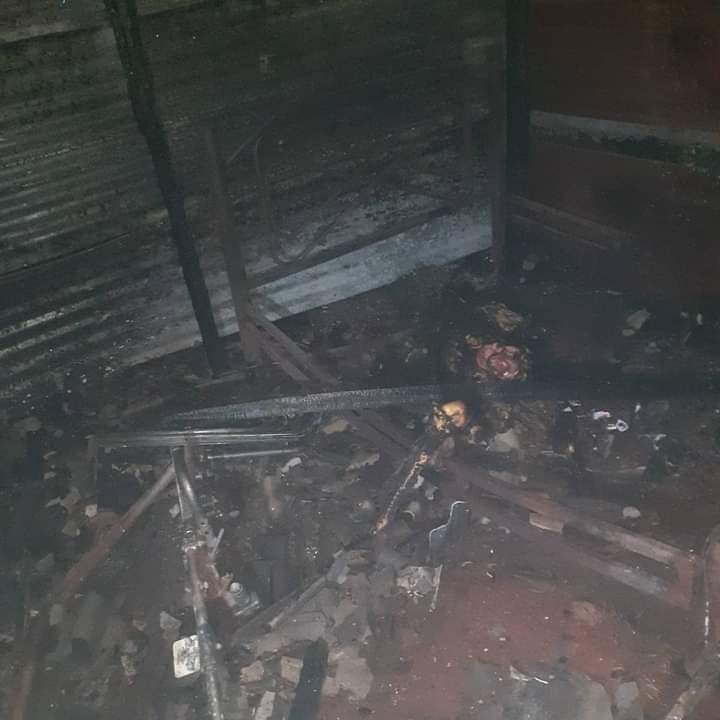 Indigente morre queimado em sua casinha em Pedro Juan Caballero Indigente morre queimado em sua casinha em Pedro Juan Caballero