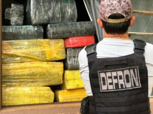 DEFRON apreende 3,3 toneladas de maconha em Dourados e morador 'parceiro' acaba preso DEFRON apreende 3,3 toneladas de maconha em Dourados e morador 'parceiro' acaba preso
