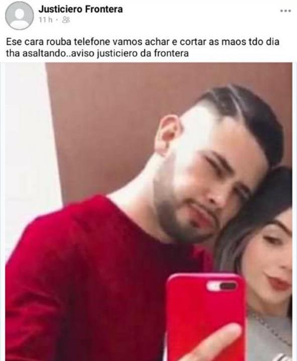 Fronteira: Morre namorada de jovem executado em choperia