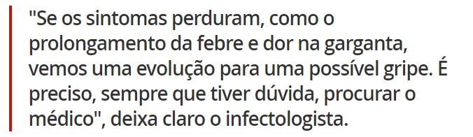 Tempo seco, resfriado, gripe ou Covid? Especialistas explicam quais são os sintomas de cada uma das condições Tempo seco, resfriado, gripe ou Covid? Especialistas explicam quais são os sintomas de cada uma das condições